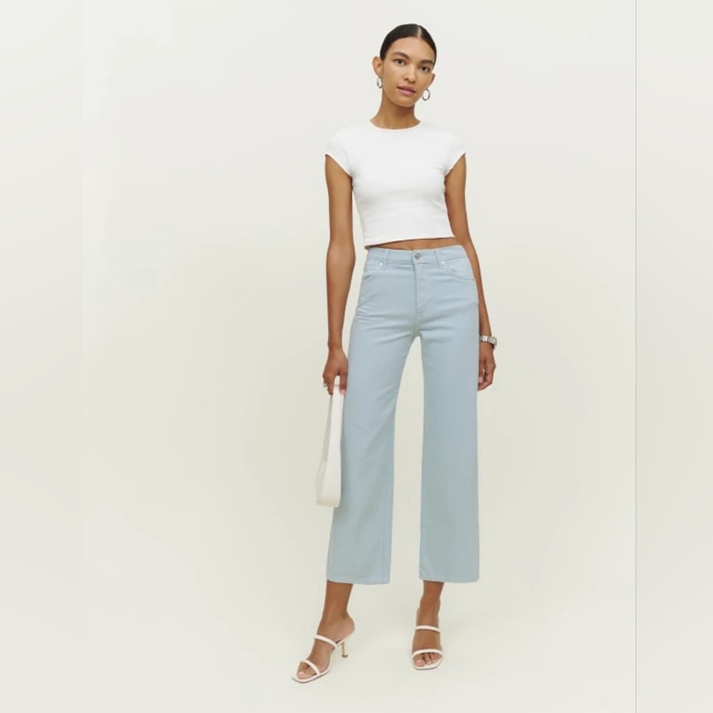 Reformation Cowboy High Rise Wide Leg Jeans size 31
